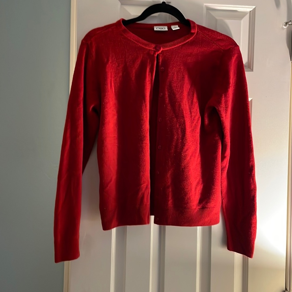 Red sweater